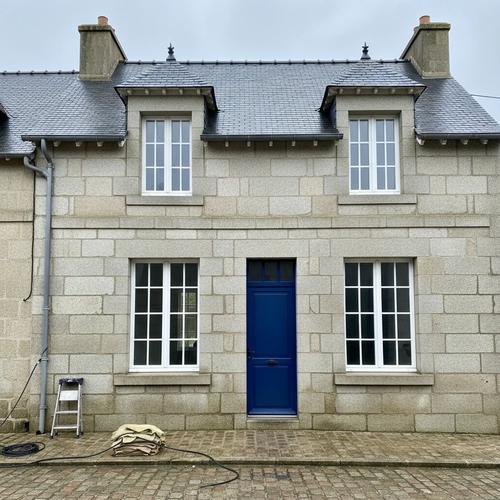 Nettoyage Façade Cherbourg — résultat professionnel