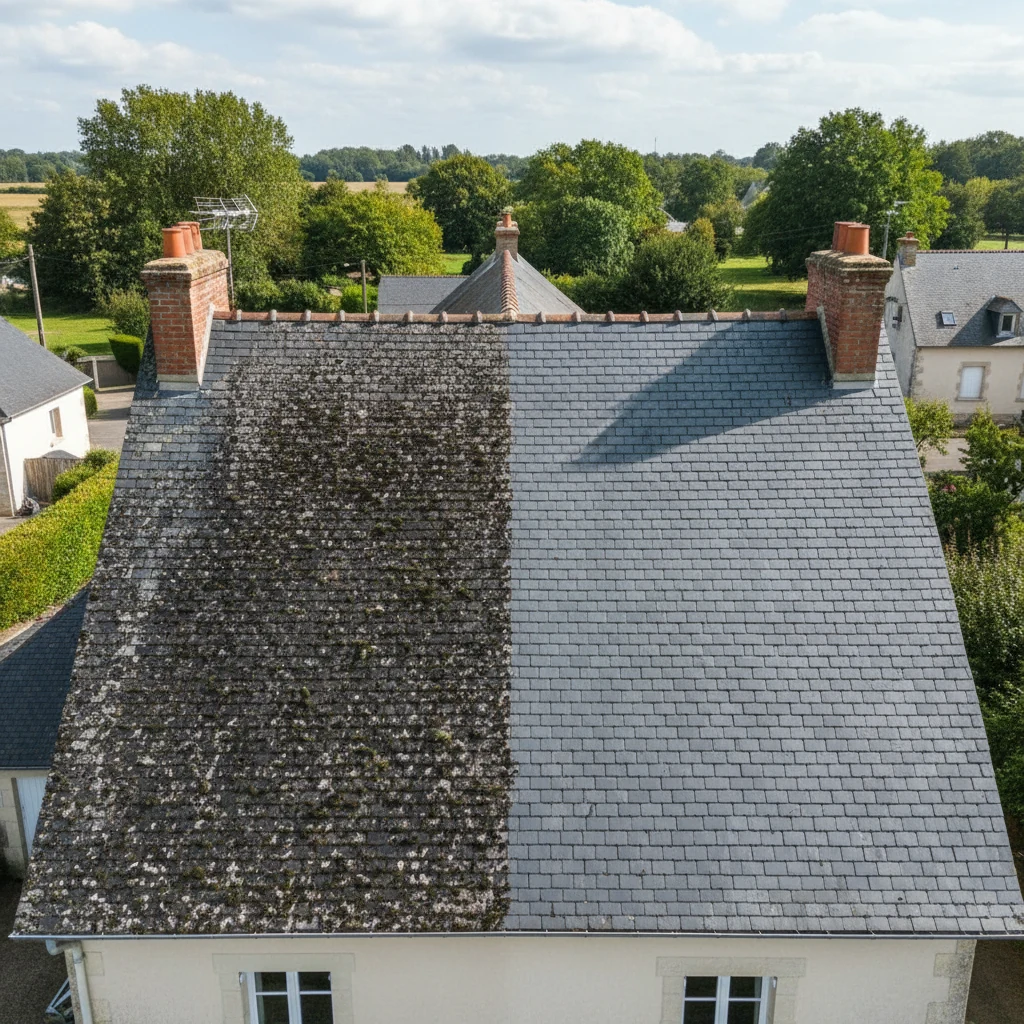 Nettoyage Toiture Cherbourg — résultat professionnel