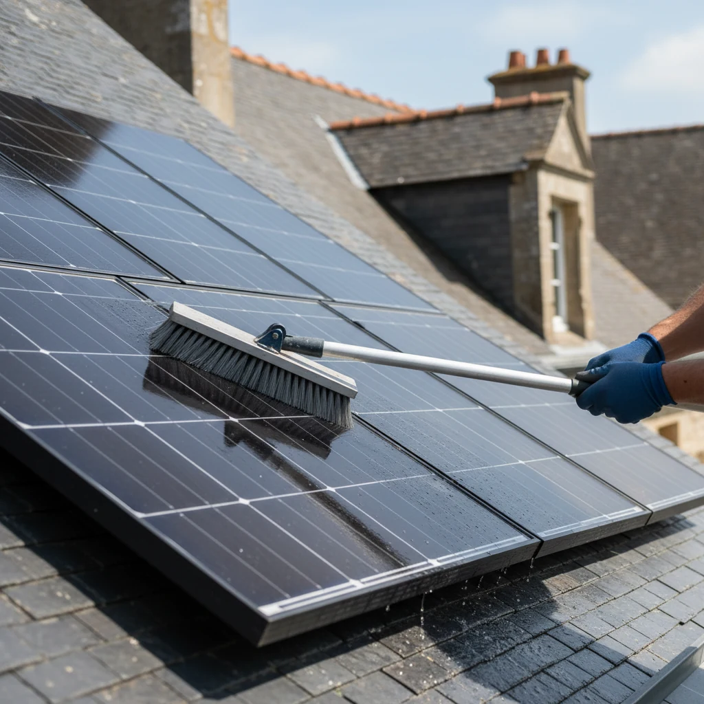 Nettoyage Panneaux Solaires Cherbourg — résultat professionnel