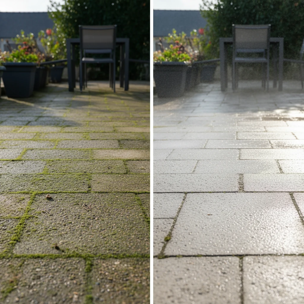 Nettoyage Terrasse Cherbourg — résultat professionnel